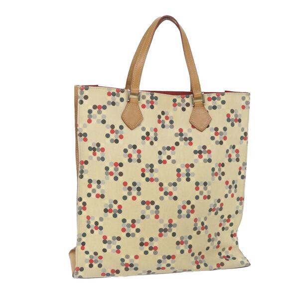 Burberry Blue Label Tote Bag Canvas Beige - Picture 1 of 16